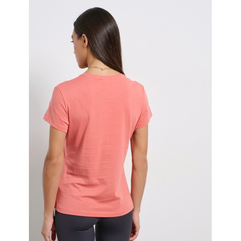 BodyTalk Γυναικεία κοντομάνικη μπλούζα σωμόν