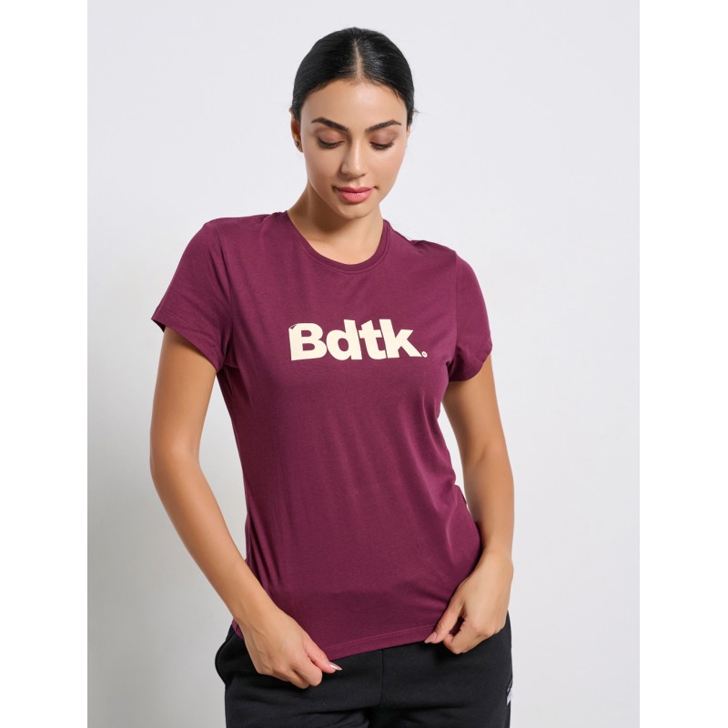 BodyTalk Γυναικεία κοντομάνικη μπλούζα μπορντώ