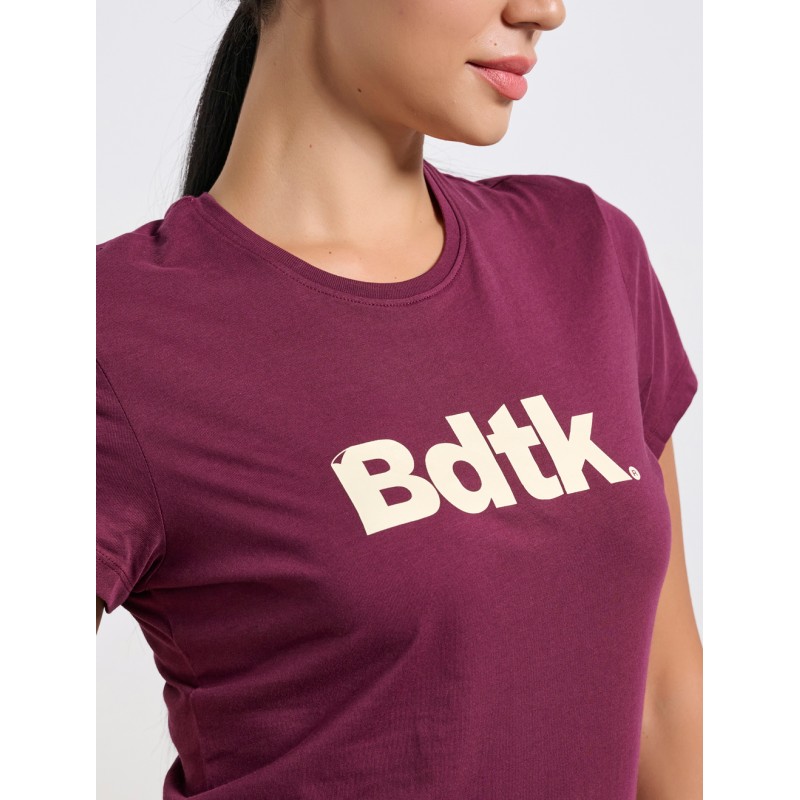 BodyTalk Γυναικεία κοντομάνικη μπλούζα μπορντώ