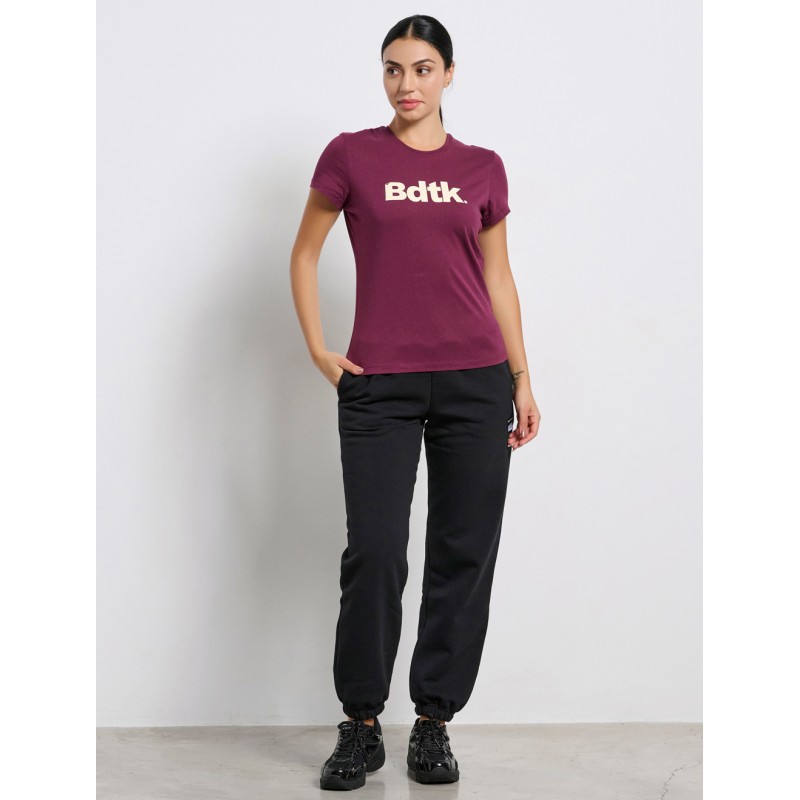 BodyTalk Γυναικεία κοντομάνικη μπλούζα μπορντώ