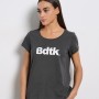 BodyTalk Γυναικεία κοντομάνικη μπλούζα γκρι