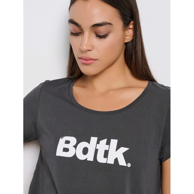 BodyTalk Γυναικεία κοντομάνικη μπλούζα γκρι