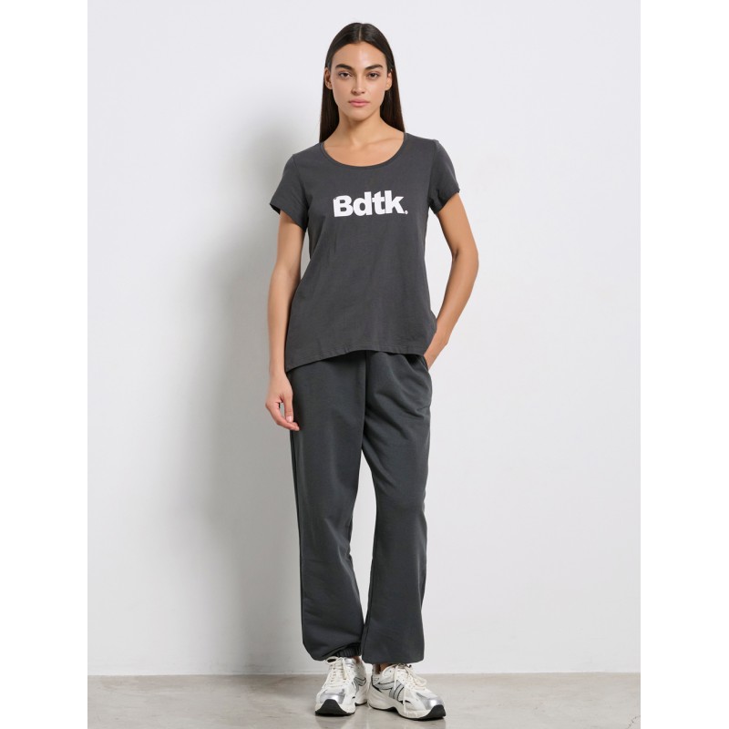 BodyTalk Γυναικεία κοντομάνικη μπλούζα γκρι