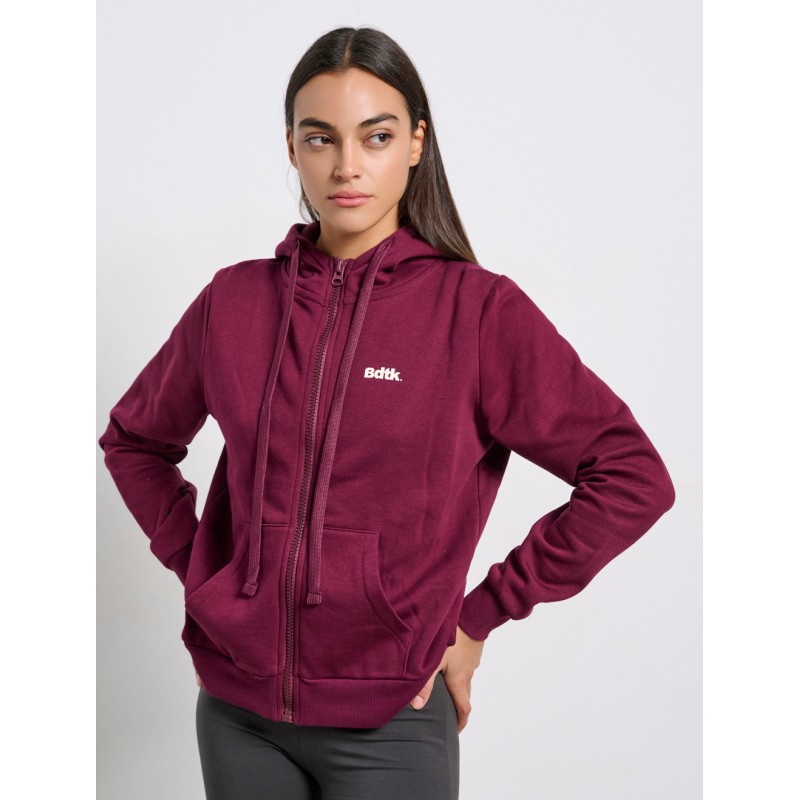 BodyTalk Γυναικεία ζακέτα φούτερ με κουκούλα 