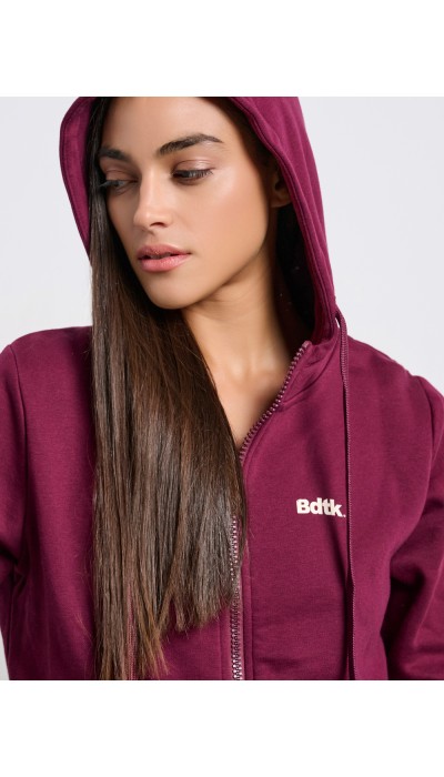 BodyTalk Γυναικεία ζακέτα φούτερ με κουκούλα 