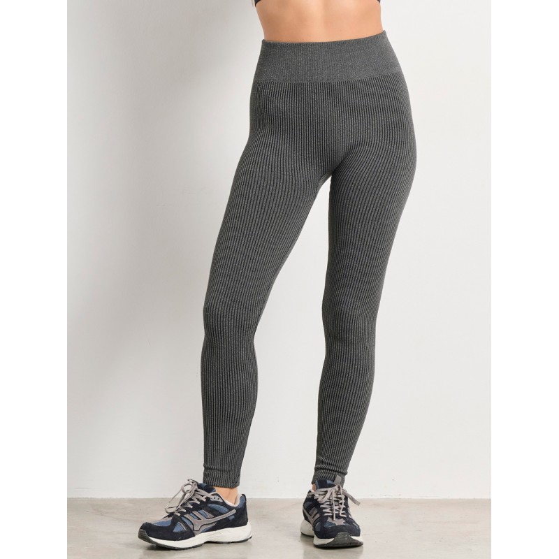 BodyTalk Γυναικείο ψηλόμεσο seamless κολάν με θερμική επένδυση γκρι BodyTalk Γυναικείο ψηλόμεσο seamless κολάν με θερμική επένδυση γκρι