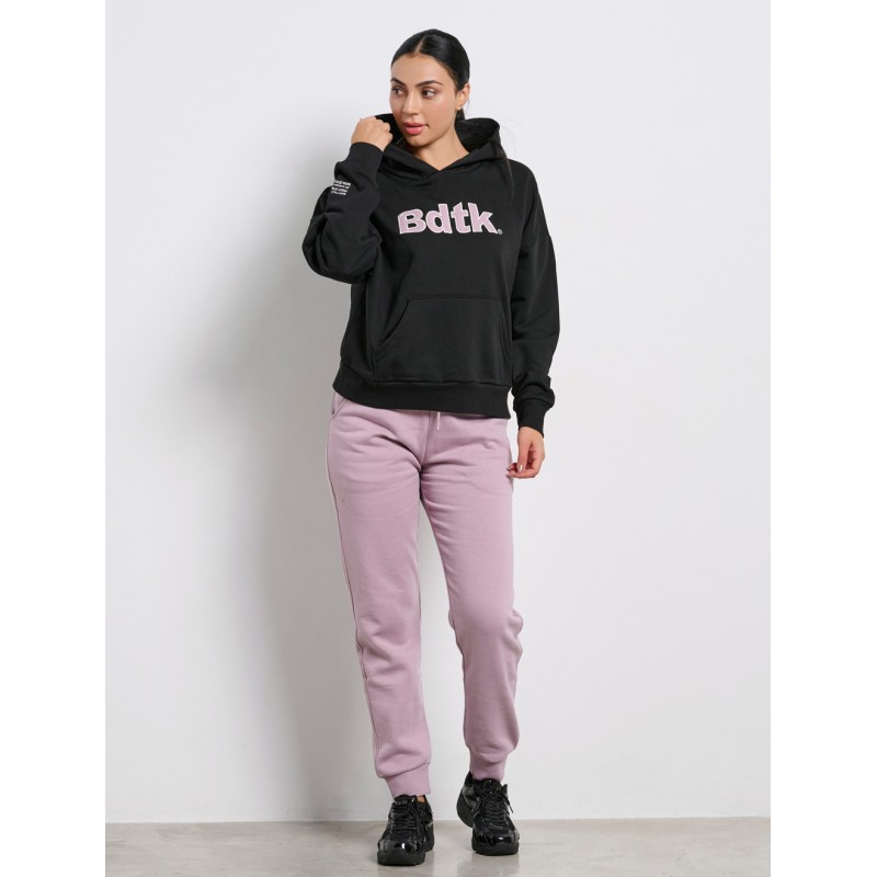 BodyTalk Γυναικεία μπλούζα φούτερ με κουκούλα μαύρη BodyTalk Γυναικεία μπλούζα φούτερ με κουκούλα μαύρη