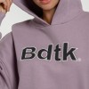 BodyTalk Γυναικεία μπλούζα φούτερ με κουκούλα λιλά