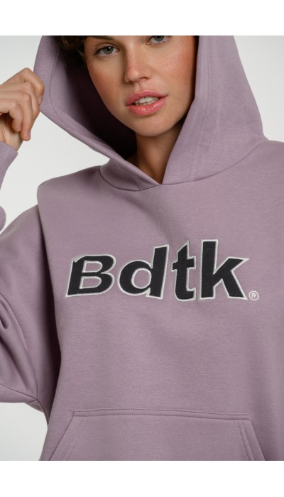 BodyTalk Γυναικεία μπλούζα φούτερ με κουκούλα λιλά