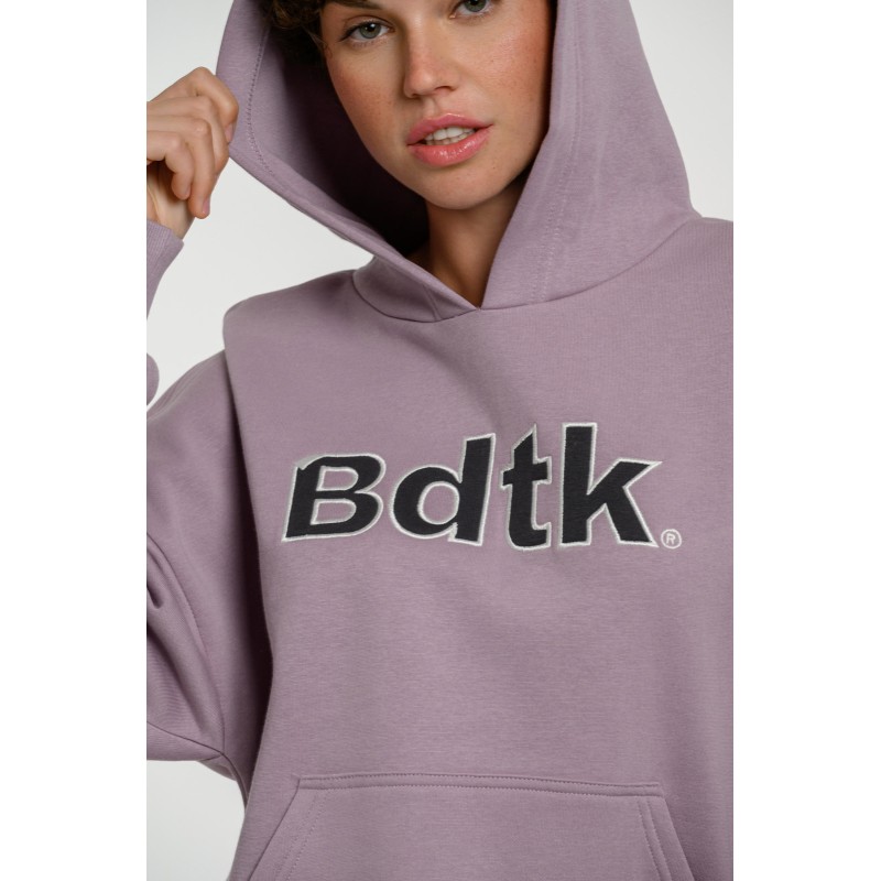 BodyTalk Γυναικεία μπλούζα φούτερ με κουκούλα λιλά