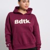 BodyTalk Γυναικεία μπλούζα φούτερ με κουκούλα μπορντώ