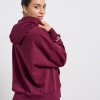 BodyTalk Γυναικεία μπλούζα φούτερ με κουκούλα μπορντώ