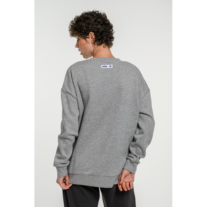 BodyTalk Γυναικεία φούτερ μπλούζα με φερμουάρ COMFY γκρι