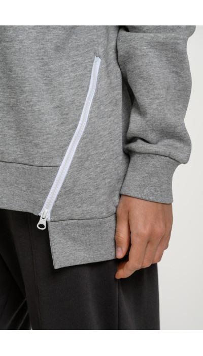 BodyTalk Γυναικεία φούτερ μπλούζα με φερμουάρ COMFY γκρι BodyTalk Γυναικεία φούτερ μπλούζα με φερμουάρ COMFY γκρι