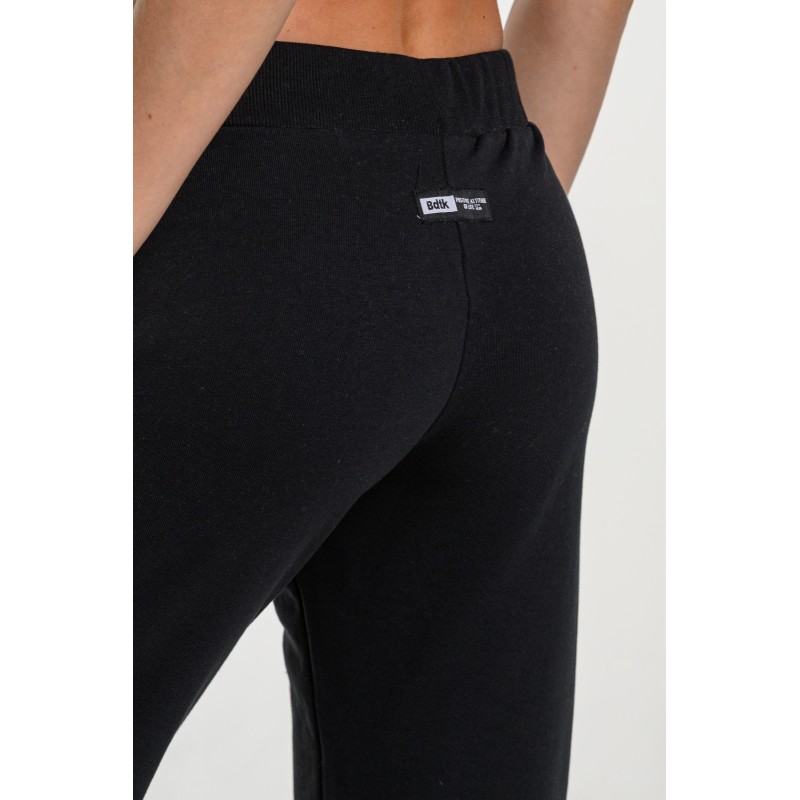 BodyTalk Γυναικεία αθλητική jogger φόρμα `PANTS ON GEN BETA` μαύρη BodyTalk Γυναικεία αθλητική jogger φόρμα `PANTS ON GEN BETA` μαύρη