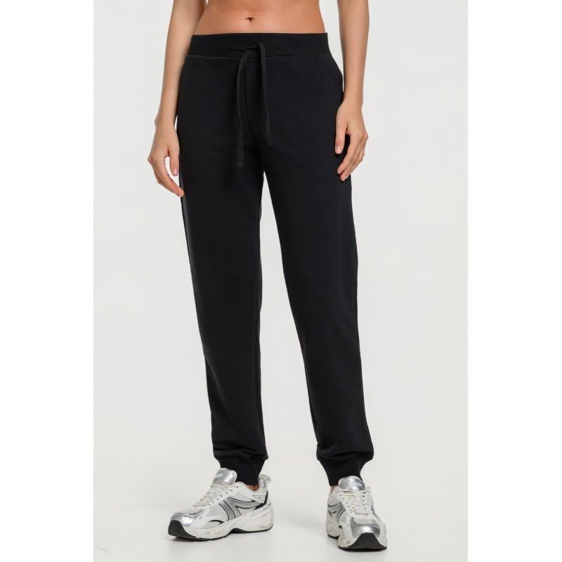 BodyTalk Γυναικεία αθλητική jogger φόρμα `PANTS ON GEN BETA` μαύρη BodyTalk Γυναικεία αθλητική jogger φόρμα `PANTS ON GEN BETA` μαύρη