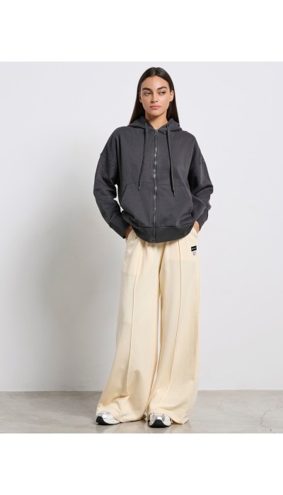 BodyTalk Γυναικεία ζακέτα με κουκούλα "CAPITAL LOGO" γκρι BodyTalk Γυναικεία ζακέτα με κουκούλα "CAPITAL LOGO" γκρι