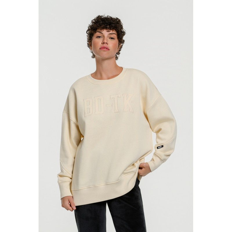 BodyTalk Γυναικεία μπλούζα "CAPITAL LOGO" εκρού BodyTalk Γυναικεία μπλούζα "CAPITAL LOGO" εκρού