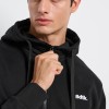 BodyTalk Ανδρική ζακέτα φούτερ με κουκούλα μαύρη BodyTalk Ανδρική ζακέτα φούτερ με κουκούλα μαύρη
