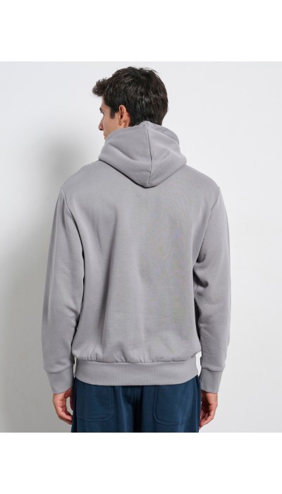 BodyTalk Ανδρική ζακέτα φούτερ με κουκούλα γκρι BodyTalk Ανδρική ζακέτα φούτερ με κουκούλα γκρι