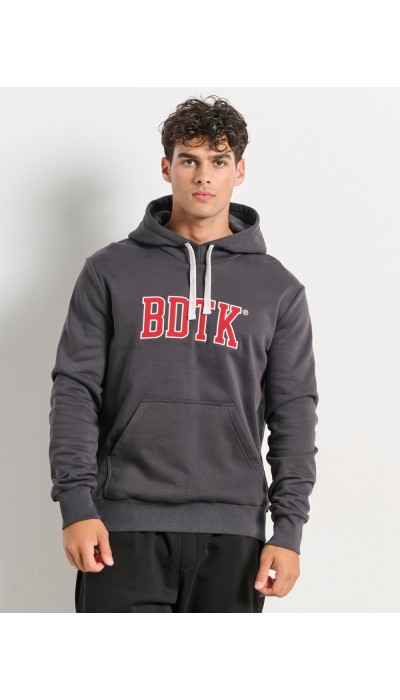 BodyTalk Ανδρική μπλούζα φούτερ με λαιμόκοψη γκρι