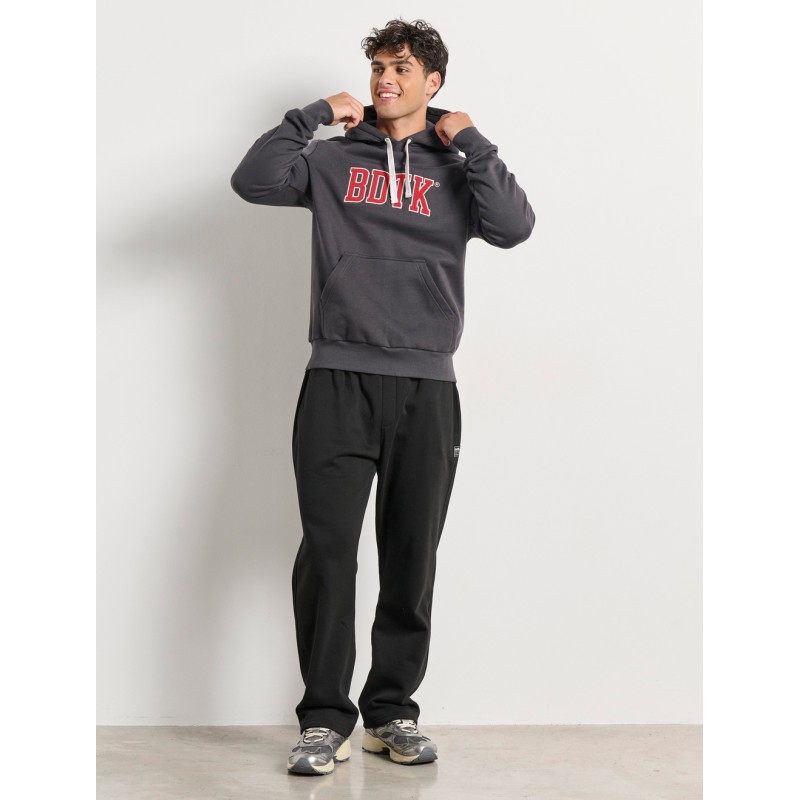 BodyTalk Ανδρική μπλούζα φούτερ με λαιμόκοψη γκρι BodyTalk Ανδρική μπλούζα φούτερ με λαιμόκοψη γκρι