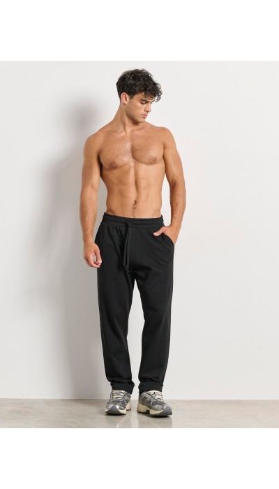 BodyTalk Ανδρικό  παντελόνι φόρμας σε ίσια γραμμή "pants on gen beta" μαύρο