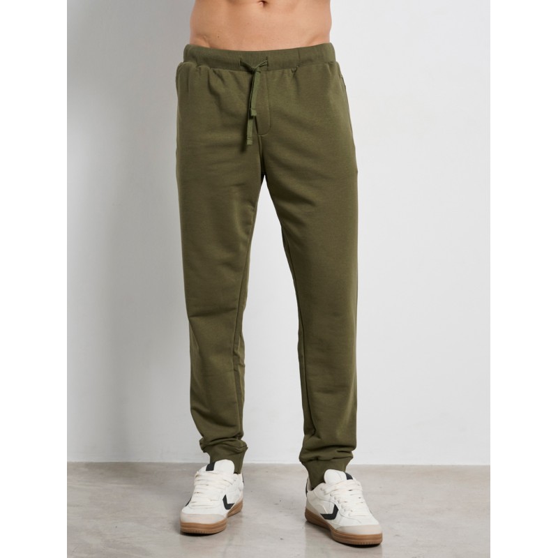 BodyTalk Ανδρικό jogger παντελόνι φόρμας χακί BodyTalk Ανδρικό jogger παντελόνι φόρμας χακί