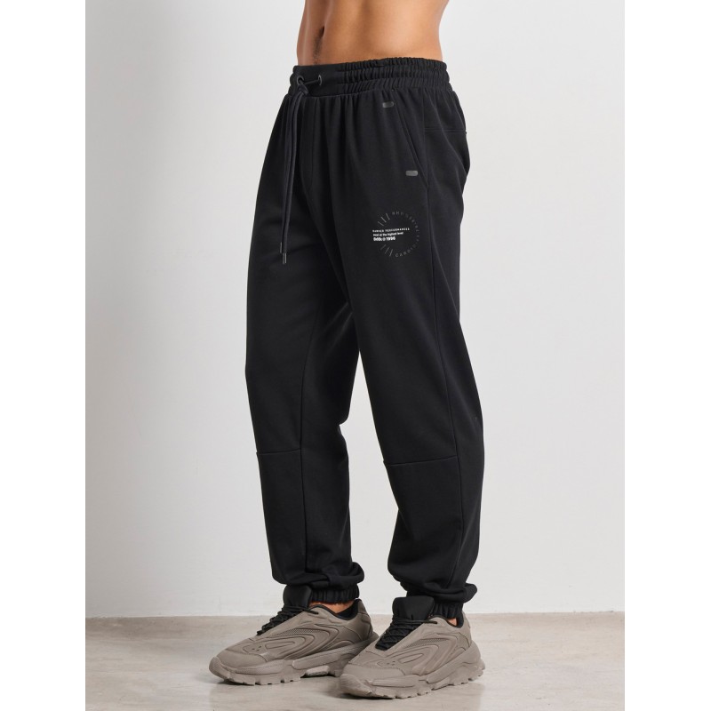 BodyTalk Ανδρικό jogger παντελόνι φόρμας "excel" μαύρο BodyTalk Ανδρικό jogger παντελόνι φόρμας "excel" μαύρο