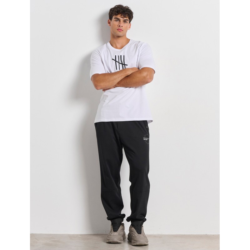 BodyTalk Ανδρικό jogger παντελόνι φόρμας "excel" μαύρο BodyTalk Ανδρικό jogger παντελόνι φόρμας "excel" μαύρο