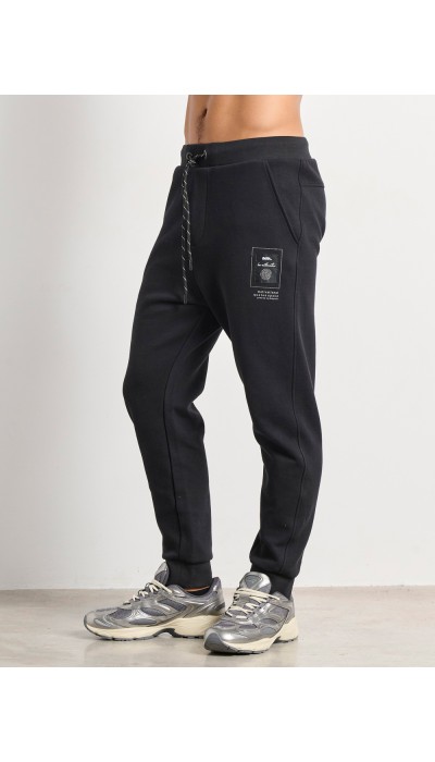 BodyTalk Ανδρικό jogger παντελόνι φόρμας μαύρο
