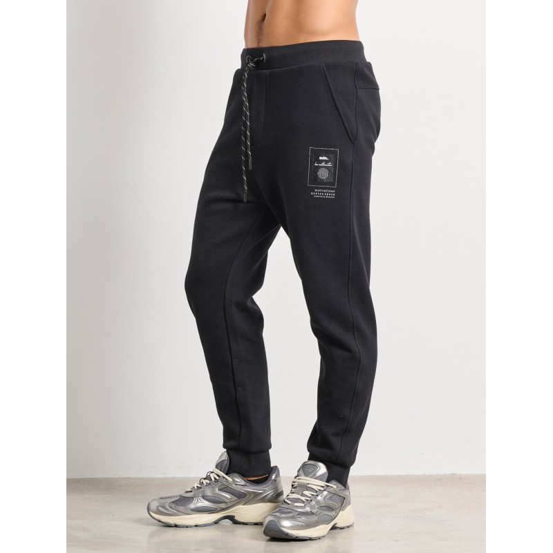 BodyTalk Ανδρικό jogger παντελόνι φόρμας μαύρο