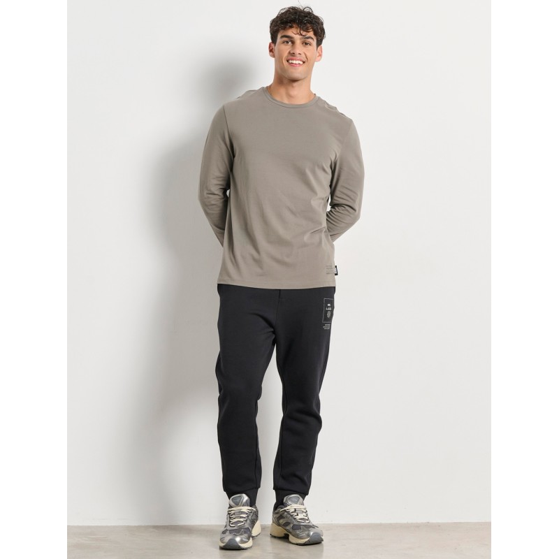 BodyTalk Ανδρικό jogger παντελόνι φόρμας μαύρο