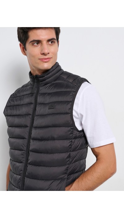 BodyTalk Ανδρικό αμάνικο μπουφάν μαύρο BodyTalk Ανδρικό αμάνικο μπουφάν μαύρο