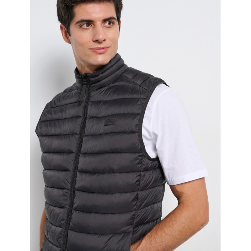 BodyTalk Ανδρικό αμάνικο μπουφάν μαύρο