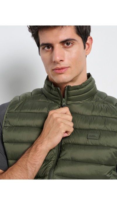 BodyTalk Ανδρικό αμάνικο μπουφάν χακί BodyTalk Ανδρικό αμάνικο μπουφάν χακί