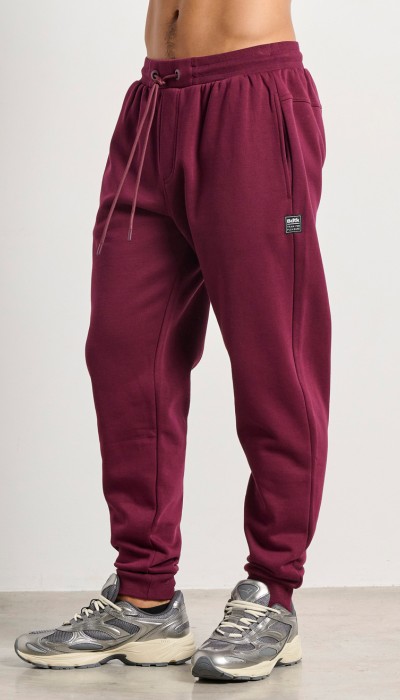 BodyTalk Ανδρικό παντελόνι jogger φόρμας φούτερ μπορντώ