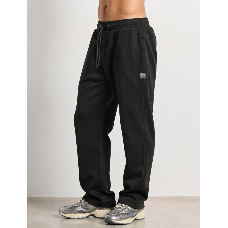 BodyTalk Ανδρικό παντελόνι jogger φόρμας φούτερ μαύρο BodyTalk Ανδρικό παντελόνι jogger φόρμας φούτερ μαύρο