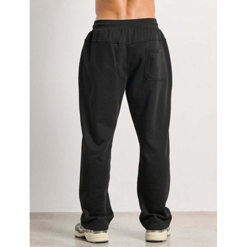 BodyTalk Ανδρικό παντελόνι jogger φόρμας φούτερ μαύρο BodyTalk Ανδρικό παντελόνι jogger φόρμας φούτερ μαύρο