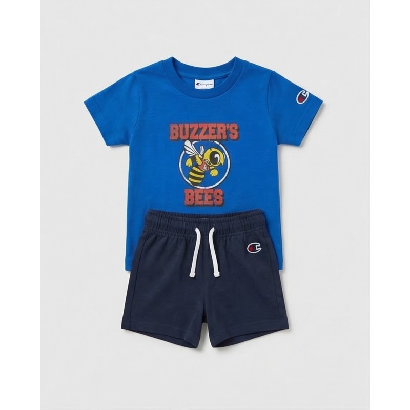 Champion Βρεφικό σετ για αγόρια 2τεμάχια μπλε