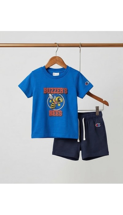 Champion Βρεφικό σετ για αγόρια 2τεμάχια μπλε