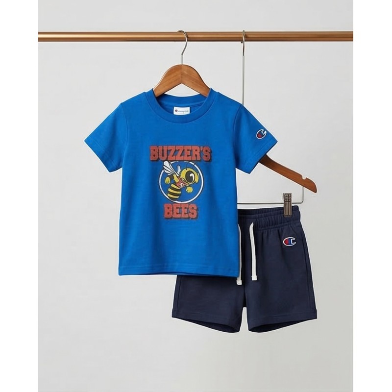 Champion Βρεφικό σετ για αγόρια 2τεμάχια μπλε