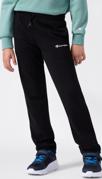 Champion Παιδικό παντελόνι φόρμας μαύρο