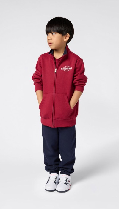 Champion Παιδικό σετ φόρμας φούτερ μπορντώ
