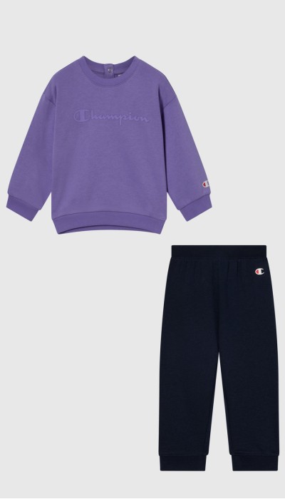 Champion Σετ φόρμες μπεμπέ μωβ