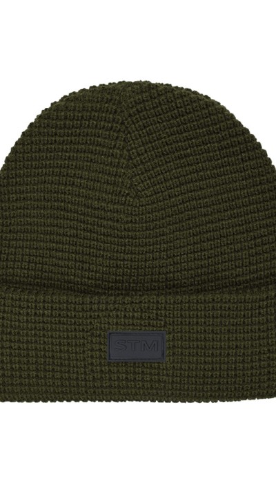 Stamion Ανδρικό σκουφί μονόχρωμο χακί