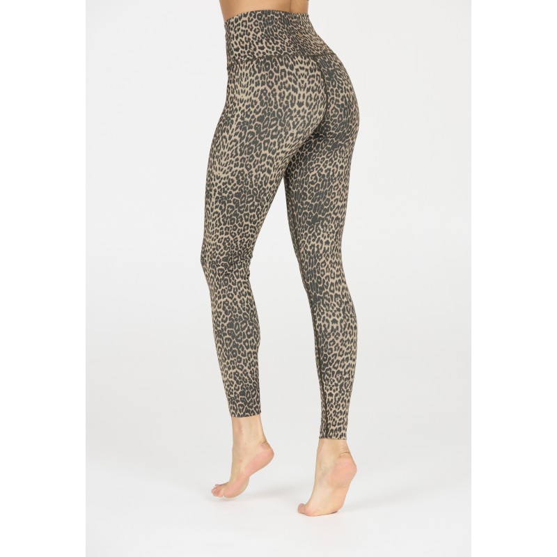Athlecia Γυναικείο Ψηλόμεσο Κολάν Windia με  leopard print