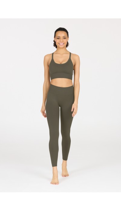 Athlecia Γυναικείο κολάν Nagar Seamless χακί