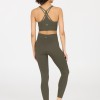Athlecia Γυναικείο κολάν Nagar Seamless χακί Athlecia Γυναικείο κολάν Nagar Seamless χακί