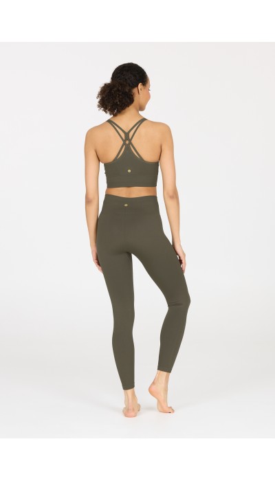Athlecia Γυναικείο κολάν Nagar Seamless χακί